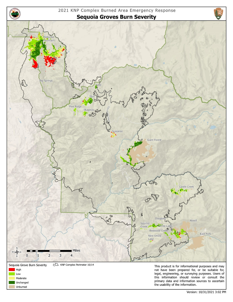 KNP Fire Severity Map